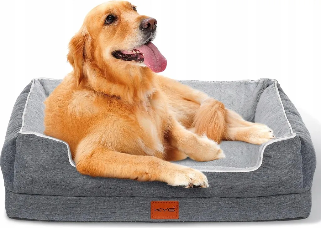 Lit orthopédique KYG 100 x 80 x 20 cm XL pour chien de grande taille