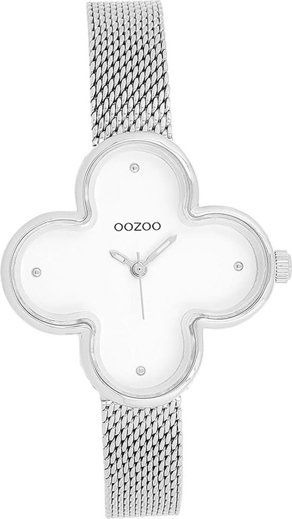 Oozoo Metall Damen Uhr Analog Quarzuhr Armband silber Timepieces D2UOC11525