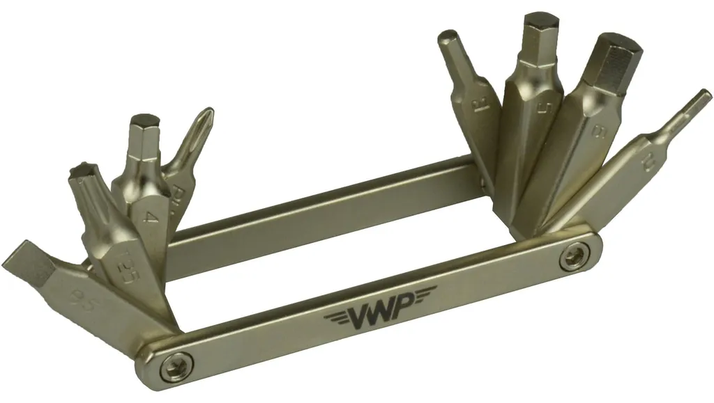 VWP Toolset Pocket Tool Clé de Poche Multi-usage 8 en 1 Compacte