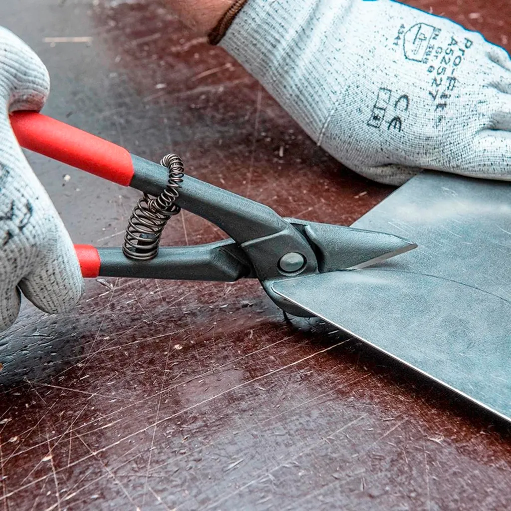 Cisaille à tôle 250 mm avec lames robustes pour coupe droite précise - 2