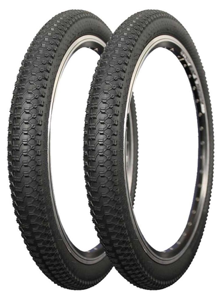 2x Fahrrad Reifen 20 Zoll 56-406 Stollenprofil BMX Mantel 20 x 2,10 Satz schwarz