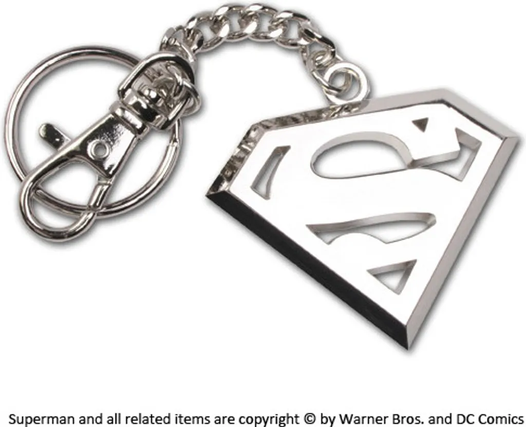 Porte-clés Superman en Métal Noble Collection pour Fans de DC Comics