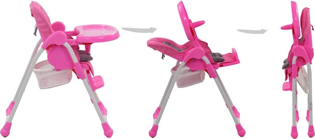 "SALE 2026"Kindersessel - Rosa Baby-Hochstuhl Rosa und Grau Stabli Möbel2667658