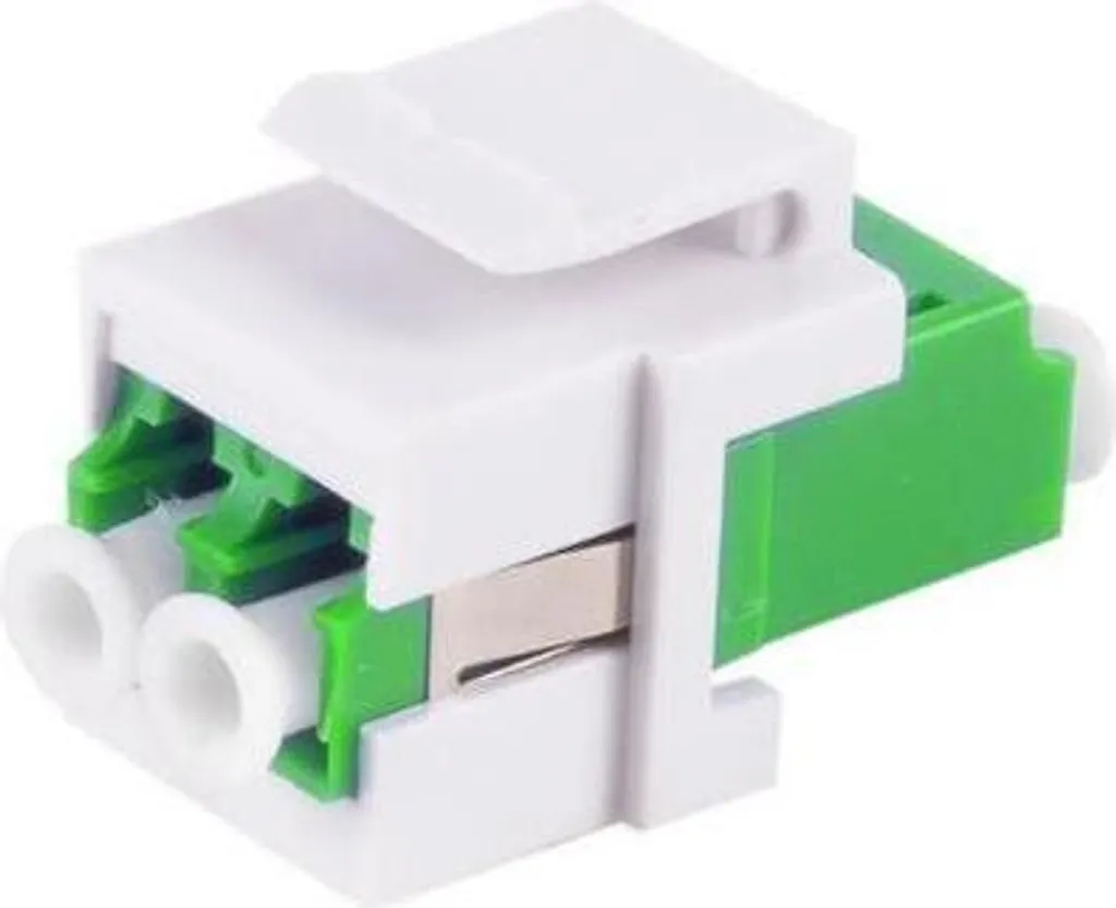 Coupleur Keystone LC-LC Duplex Vert : Finis les Signaux Fibre Instables