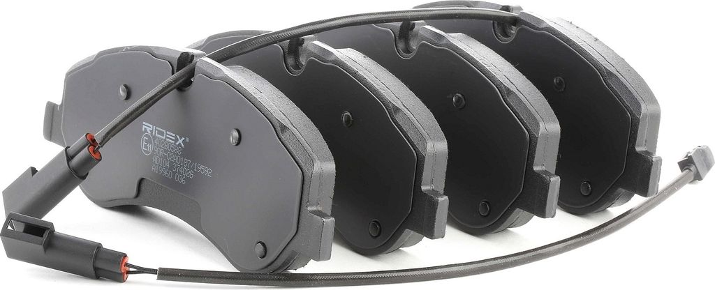 RIDEX Bremsbeläge Satz Vorne für FORD Transit Custom V362 Produktbild 