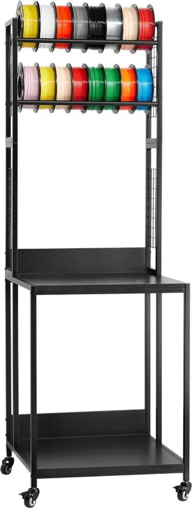 Support de filament 3D robuste à 4 étages pour bobines de 1kg et 2kg - 11