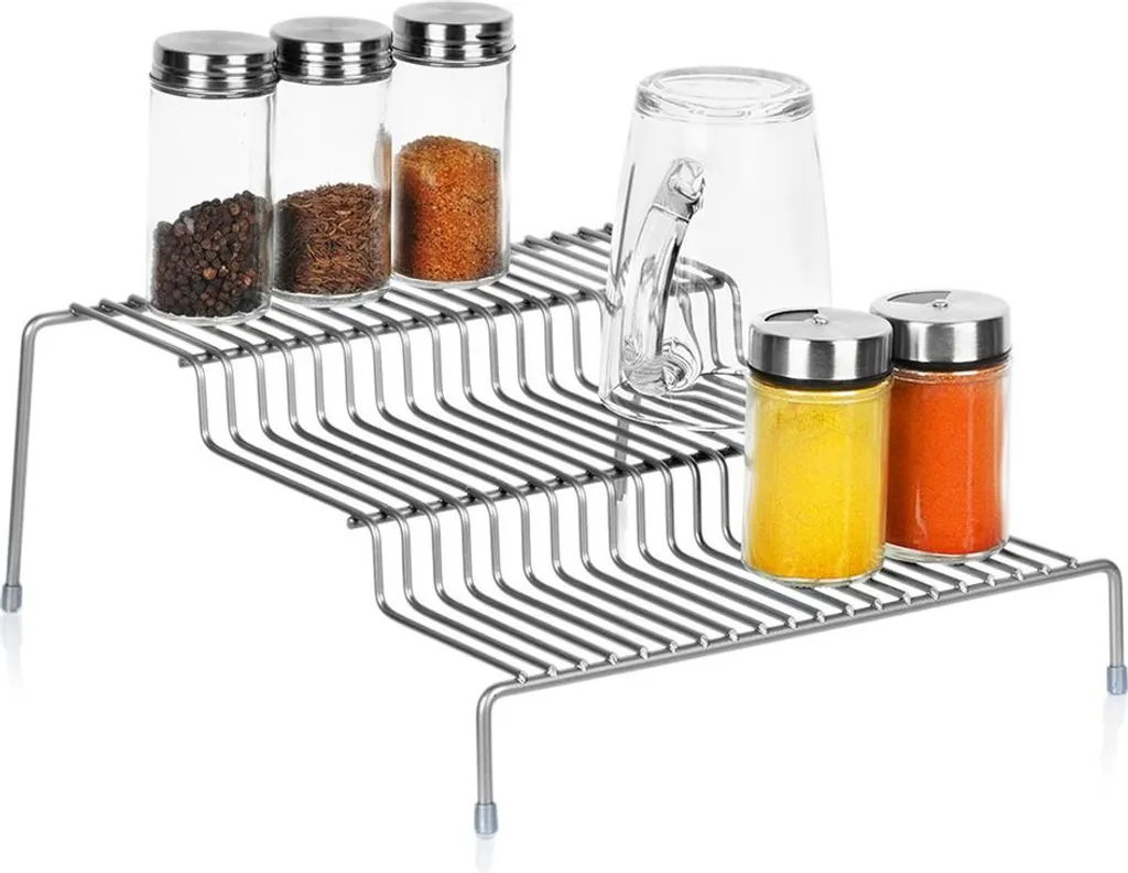 Étagère pour armoire de cuisine robuste en métal avec design modulable