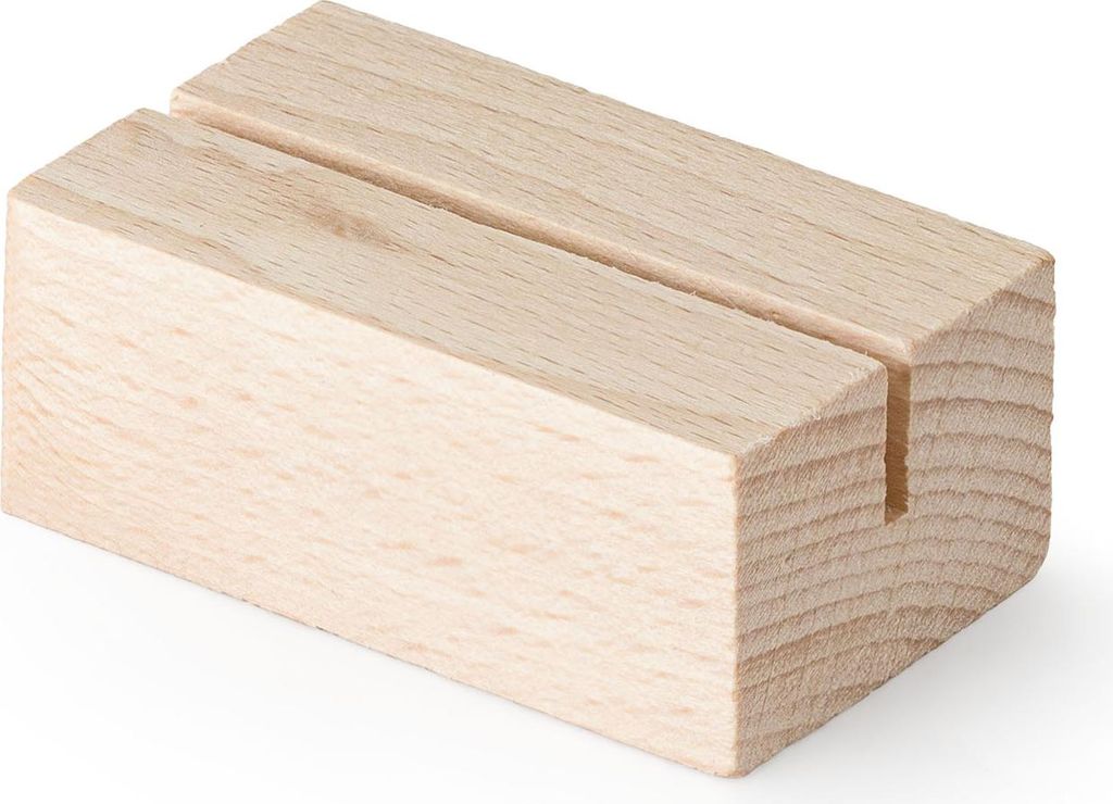Metrie | Kartin-05BA2 Holz-Kartenhalter, 1 Nut, Reinbuche | Produktbild 