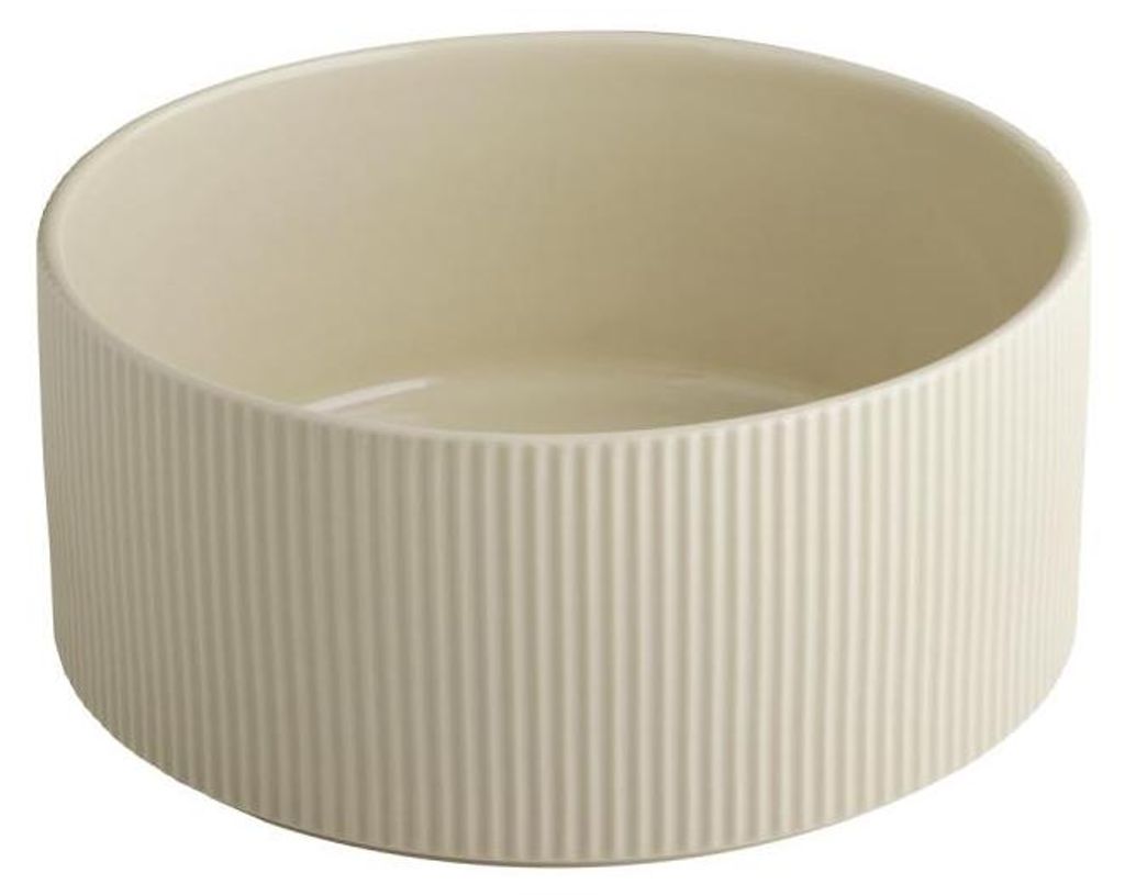 APS 19043 Schale THE GRID - Porzellan, Ø 26 cm, 2,5 Liter, Farbe sand, stapelbar