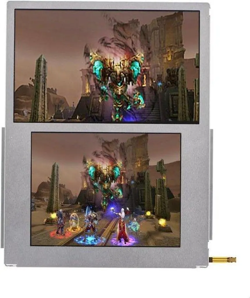 Écran de Remplacement LCD Double pour 2DS - Pièces de Réparation Haut