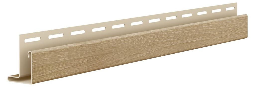 VILO Fronto SVP-12,5 Mini - Außenecke für Kunststoff Fassadenpaneele - Siding Außeneckprofil Zubehör - 3,05 m - Eiche