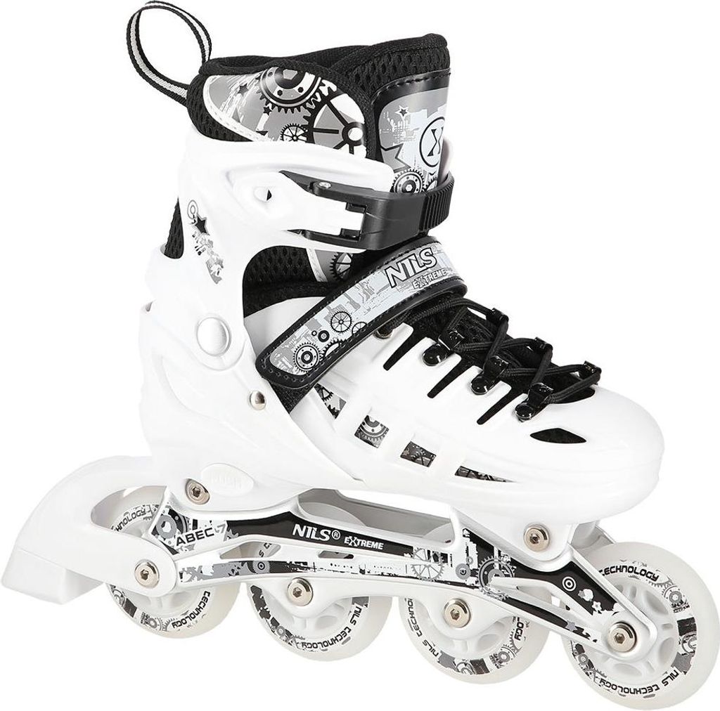 4-in-1 LED Inline-/Schlittschuhe, Größe M (35-38)