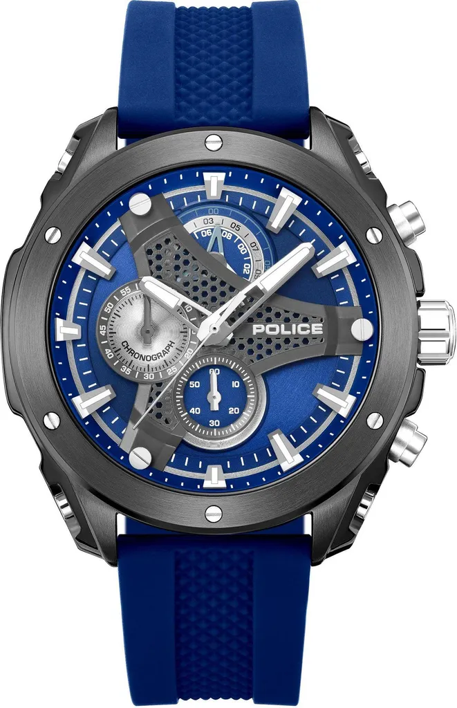 Montre Homme Police Wyvern PEWGO0093002 Robuste et Précise en Acier