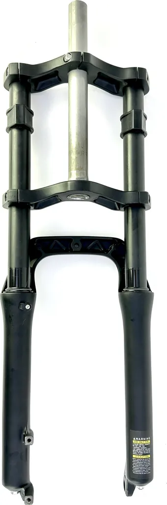 Fourche à suspension double pont UD 204 pour Fatbike en noir mat