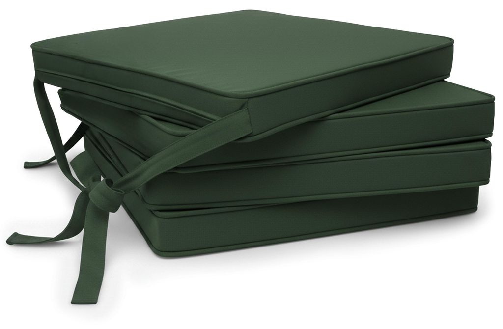 Beautissu Lot de 4 coussins de chaise Loft SK Vert, Image du produit 