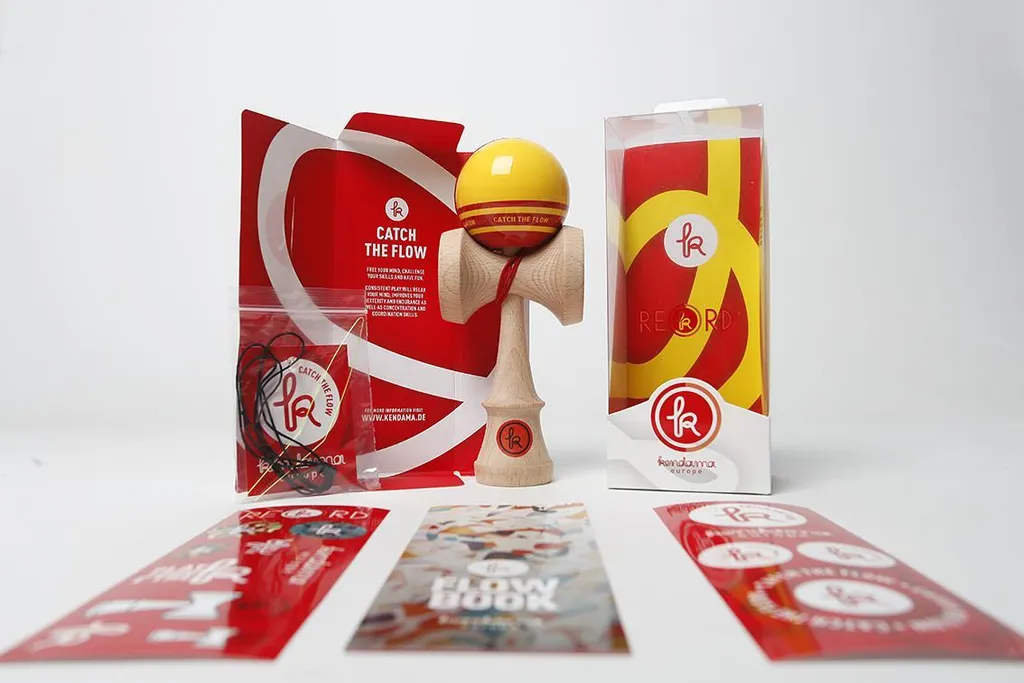 Kendama Record Plus Tayo MC Beech Match Clear - Bois de Hêtre Premium - 4