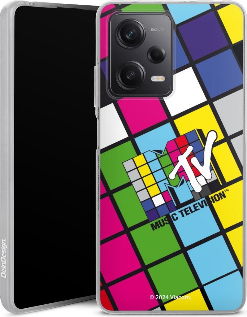 DeinDesign Handyhülle für Xiaomi Redmi Note 12 Pro 5G Silikon Hülle Case Smartphone Schutzhülle Fanartikel Offizielles Lizenzprodukt MTV Musi...