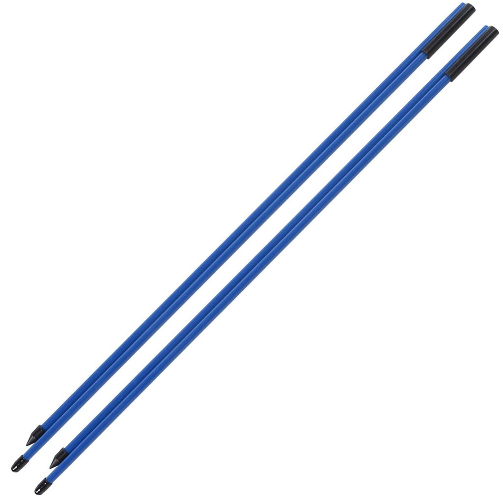Fiberglas-Golf-Ausrichtungsstäbe, 2 Abschnitte, faltbare Richtungsanzeiger-Stabhilfe, Blau