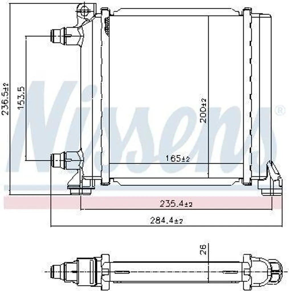 Évitez la surchauffe moteur : radiateur NISSENS pour MINI Clubman F54