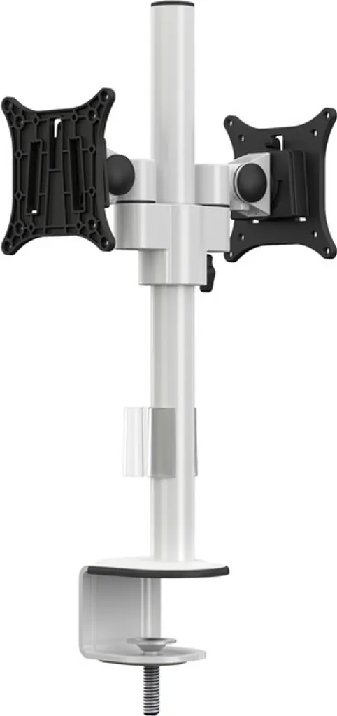 Double support VESA blanc Officeline Dual - Design ergonomique et articulé