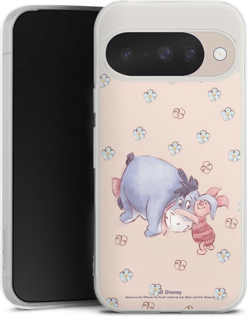 DeinDesign Handyhülle für Google Pixel 10 Silikon Hülle Case Smartphone Schutzhülle Disney Esel Winnie Puuh Ferkel