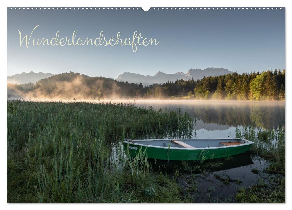 Wunderlandschaften (Wandkalender 2027 DIN A2 quer), CALVENDO Monatskalender