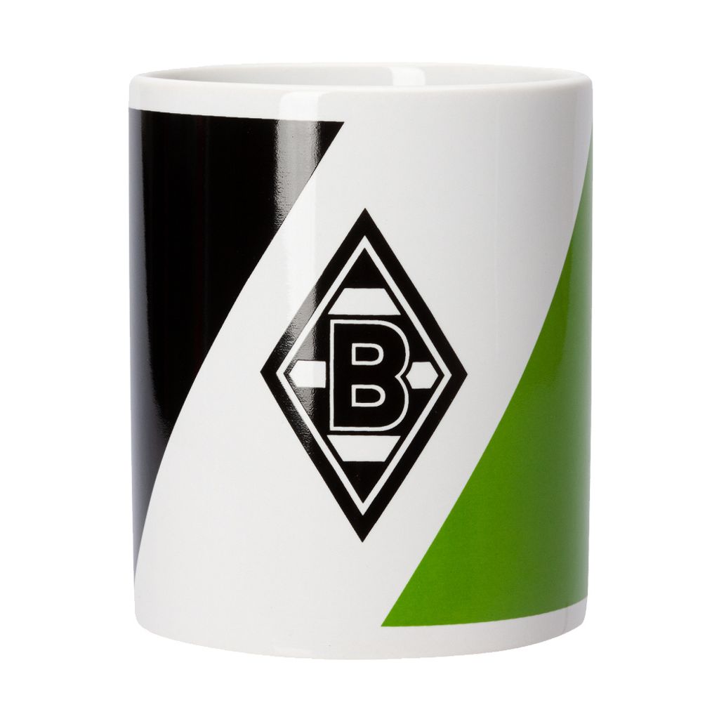 VfL Borussia Mönchengladbach Tasse „Schrägstreifen"