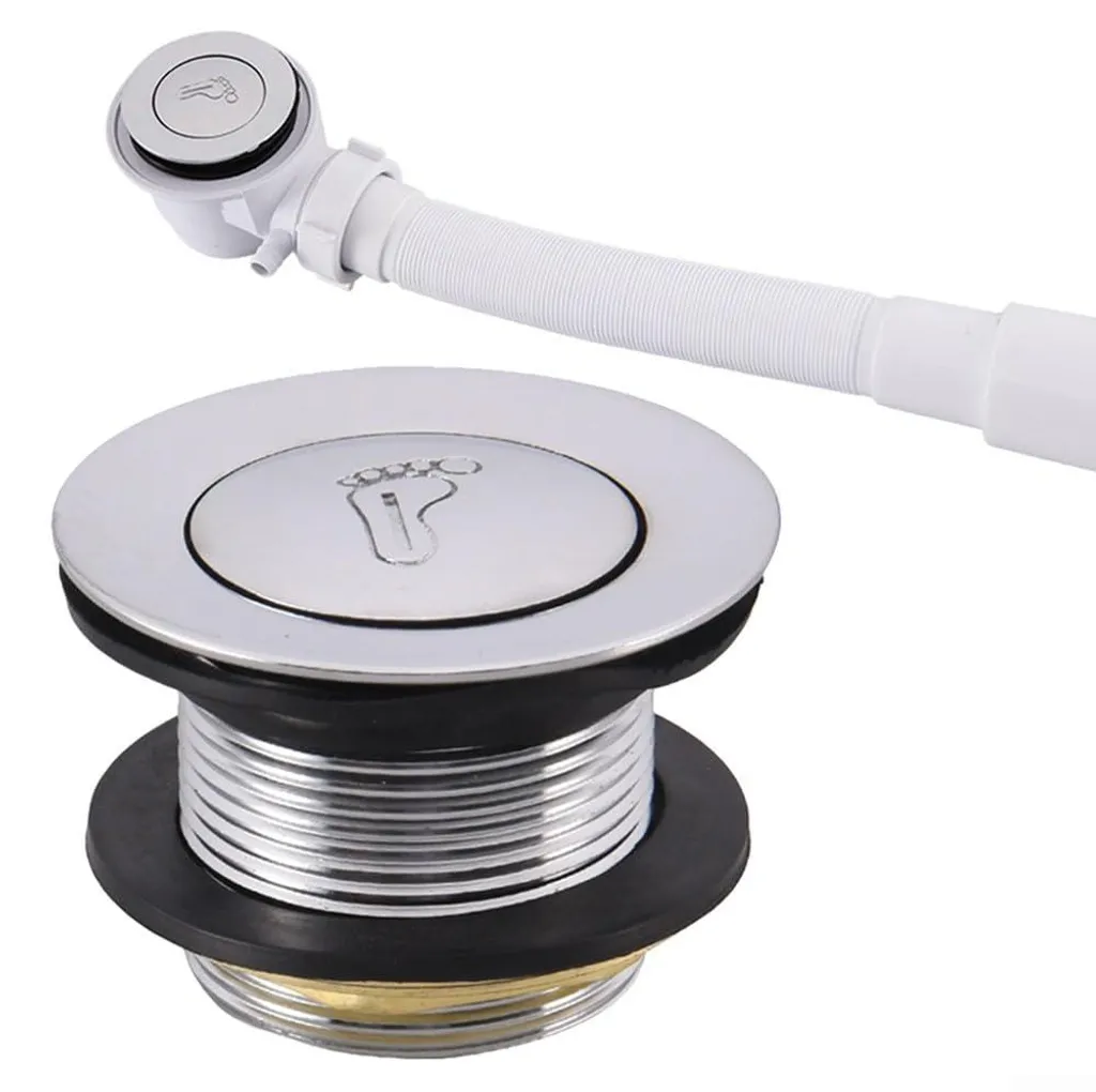 Kit de vidage universel pour baignoire ou douche avec siphon et bonde