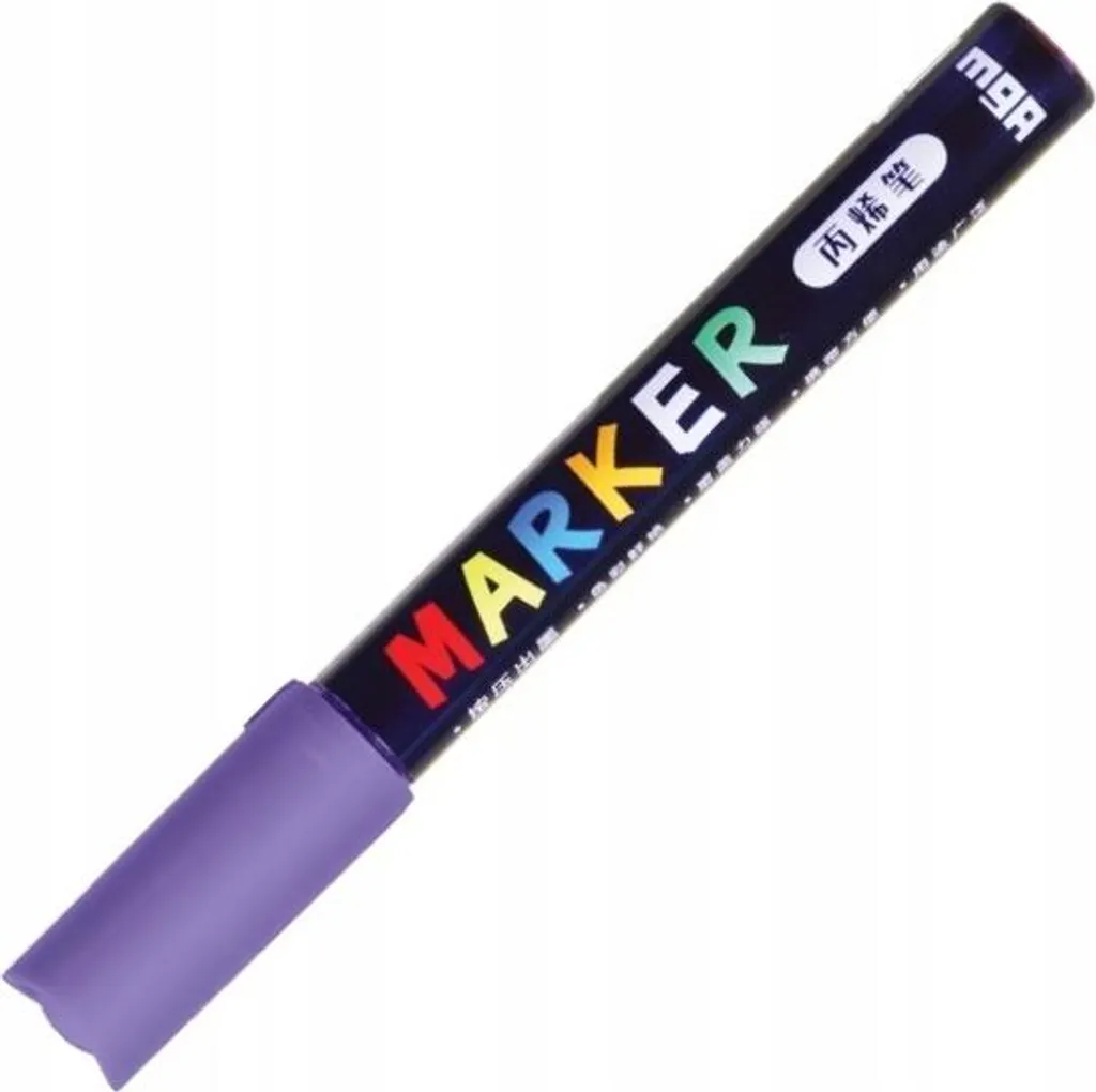 Marcatore acrilico 1-2 mm viola MG 4419