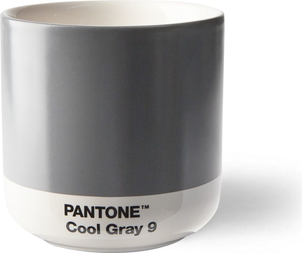 Porzellan-Thermobecher Cortado, ohne Henkel, Cool Gray 9C