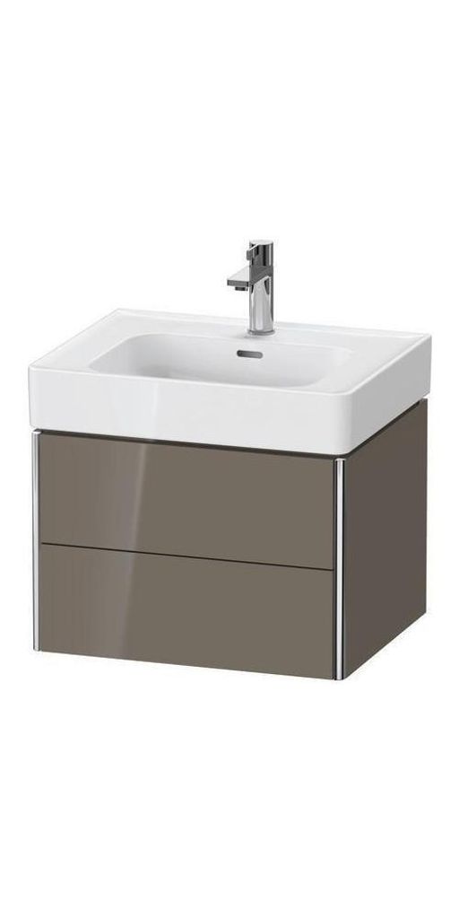 Duravit Waschtischunterschrank XSquare 58,4x47x39,7cm, 2 La, T matt, k EinrSy