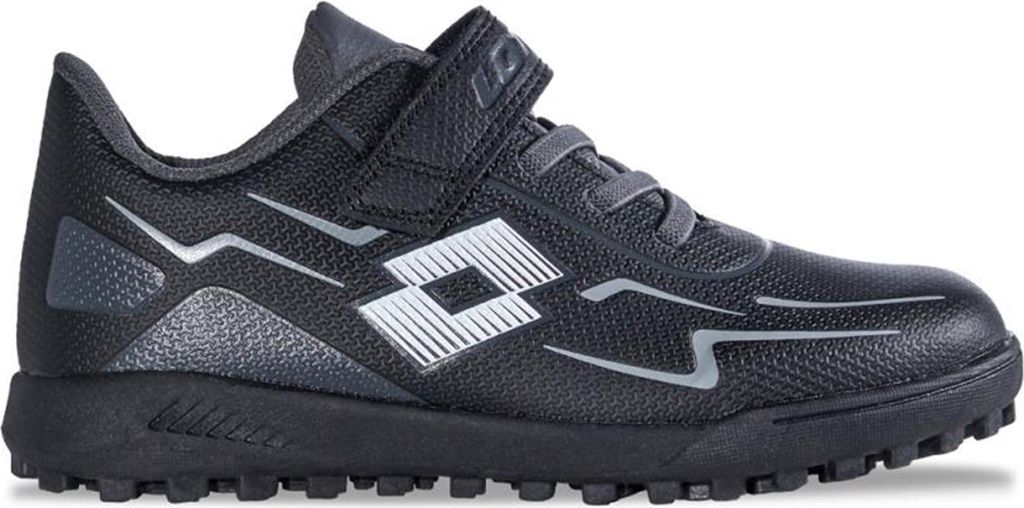 Lotto KOBATO K Kinder Fußballschuhe 2601520T 1119 Black/DK. Grey, Schuhgröße:37 EU
