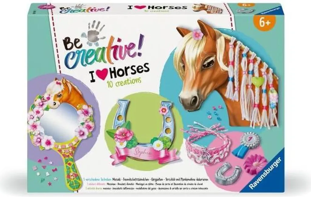 Coffret Multi-activités Manuelles Cheval et Loisirs Créatifs Enfant 7 Ans