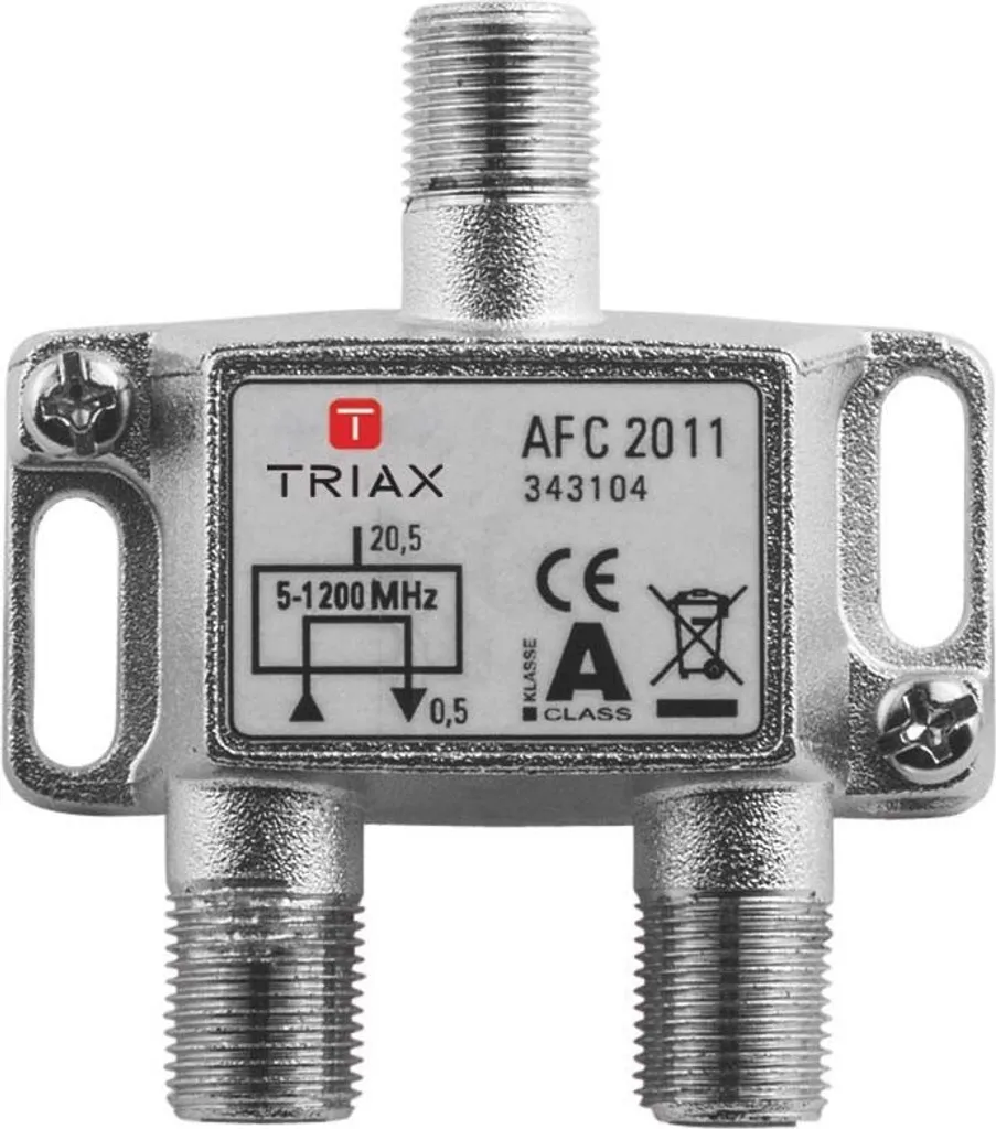 Dérivateur Triax 1f. AFC 2011 1,2 GHz 343104 pour signal TV stable