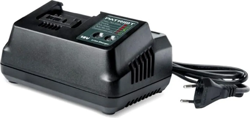 Chargeur de batterie Patriot 18V pour perceuse et outillage de jardin