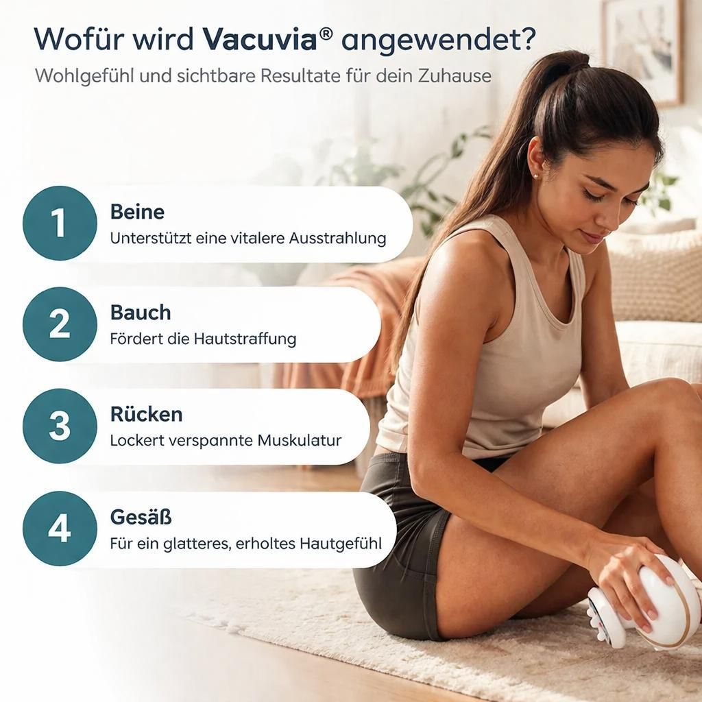 Vacuvia SculptGlow 4in1 Anti Cellulite Massagegert Vakuum