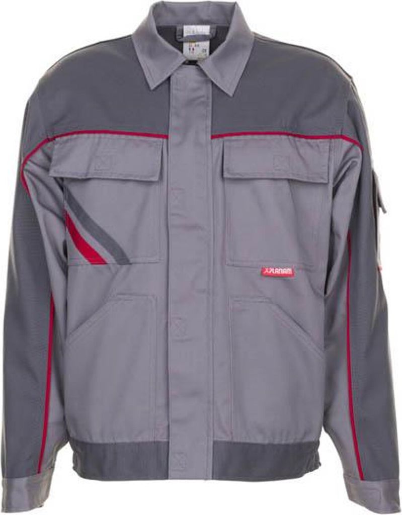 Größe 68 Herren Planam Highline Bundjacke zink schiefer rot Modell 2311