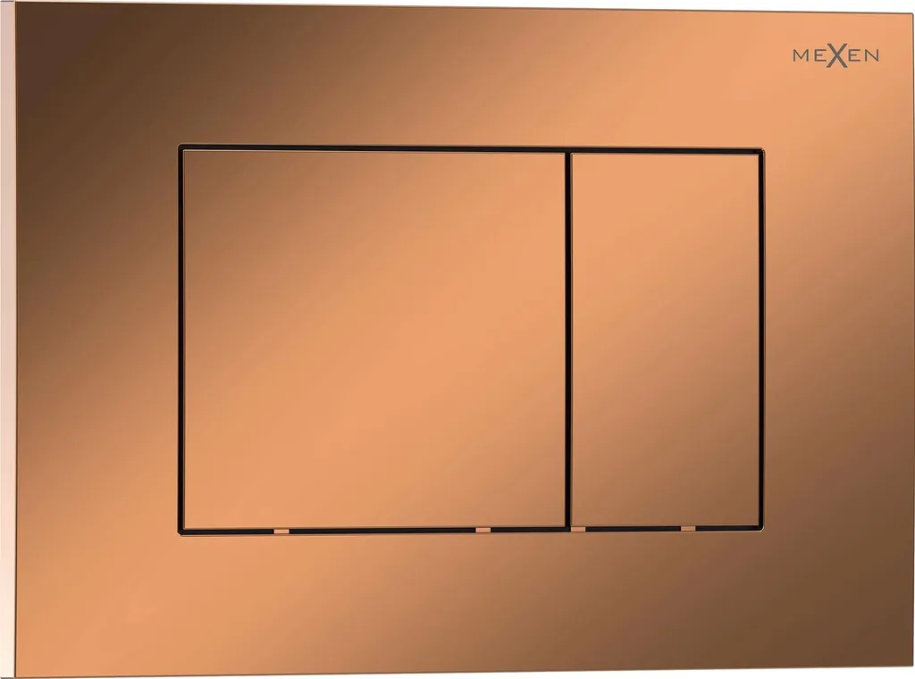 Placca WC Mexen Tex 02 Oro Rosa Lucido - Il Meglio per il Tuo Bagno