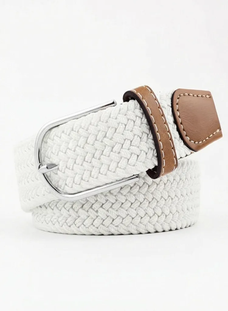 Cintura Elastica Intrecciata 3,5 cm - L'Accessorio Trendy e Unisex