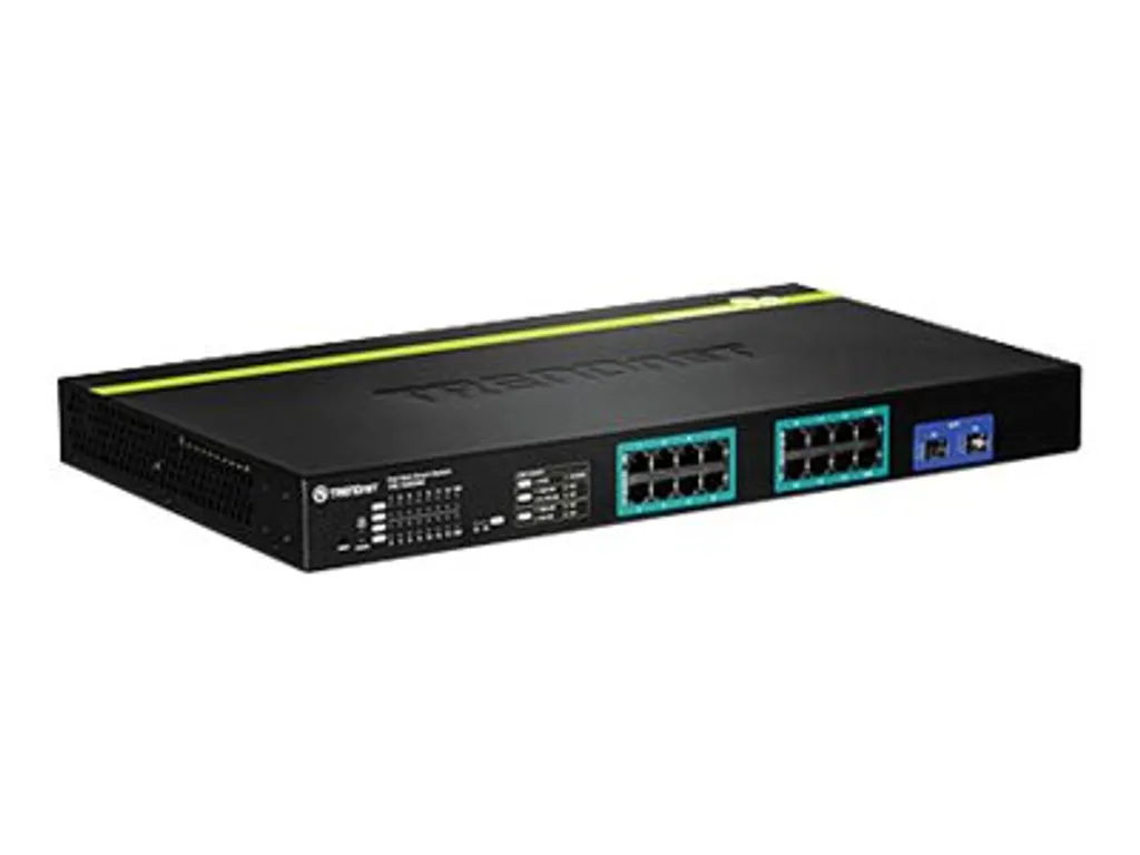 Switch PoE+ 185W TRENDnet 16 Ports Gigabit Managed L2 WebSmart