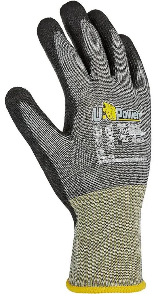 U-Power Tango Arbeitshandschuhe Sicherheits-Nylon-Touchscreen Grau 11/XXL