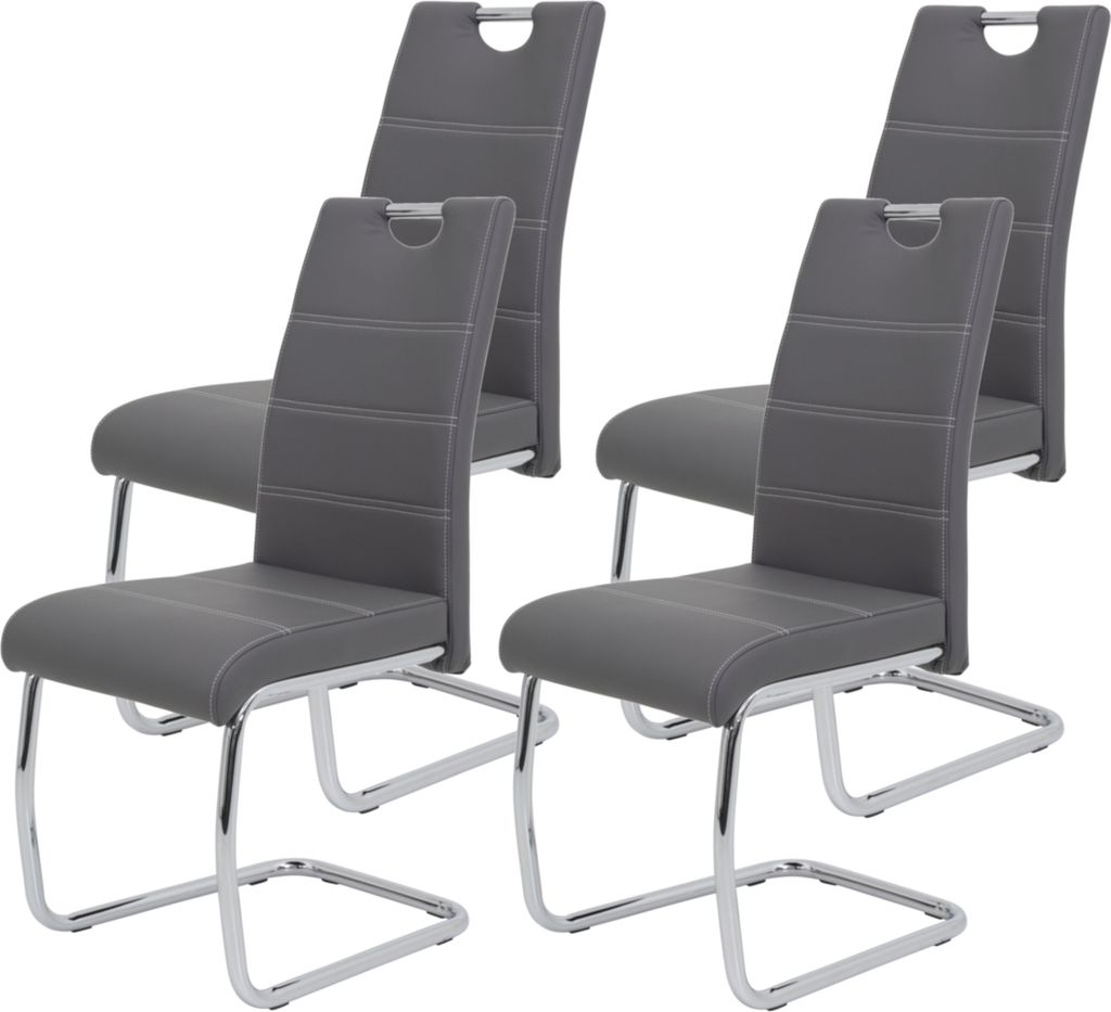 Hela Tische, 4er Set Esszimmerstuhl Freischwinger Flora - Produktbild 