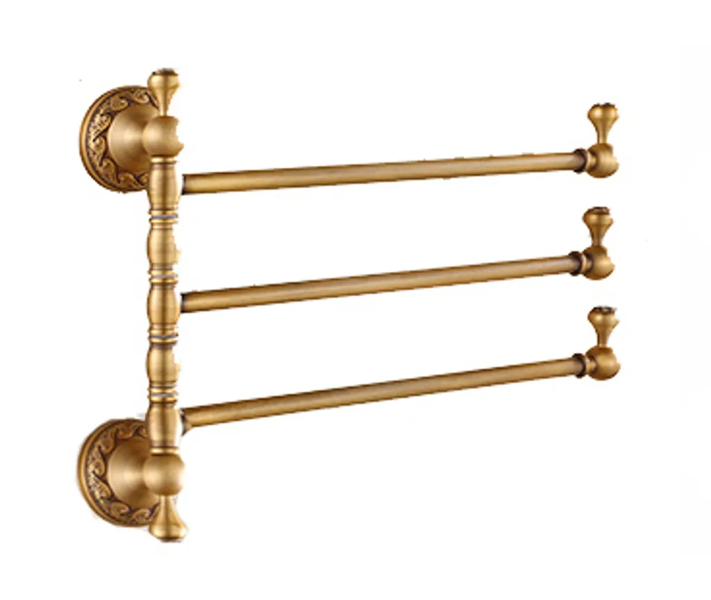Porta Salviette NEMAUS Ottone Spazzolato 60cm - Montaggio Facile Retro
