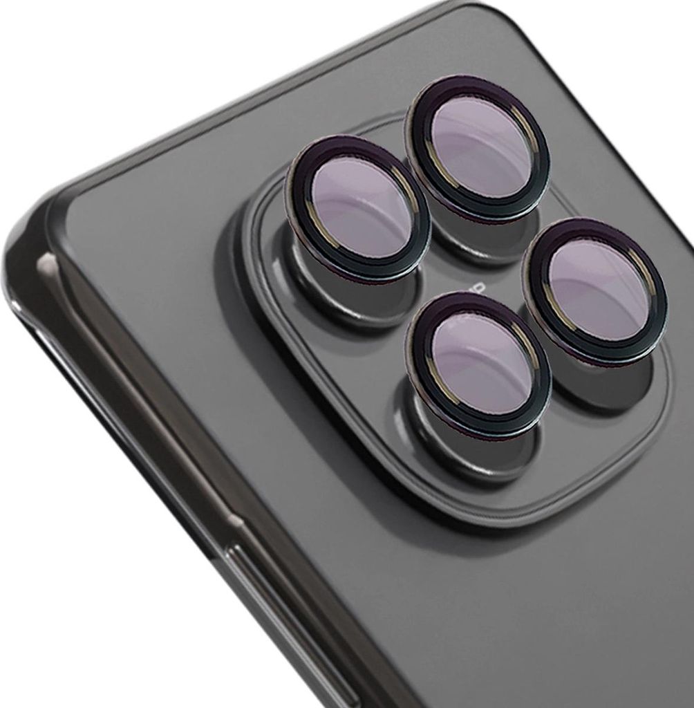 Glas für die Kamera für Xiaomi Redmi Note 15 5G / 14 4G / POCO M8 5G, Bizon Glass Snap Lens, 1 Set, Schwarzer Rahmen