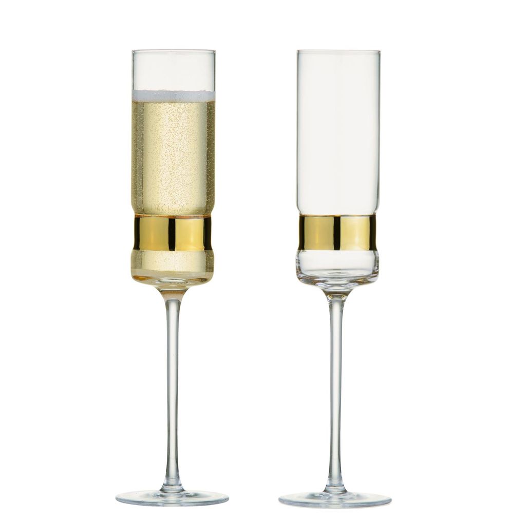 Anton Studio SoHo Champagner Gläser/2er Gold Produktbild 