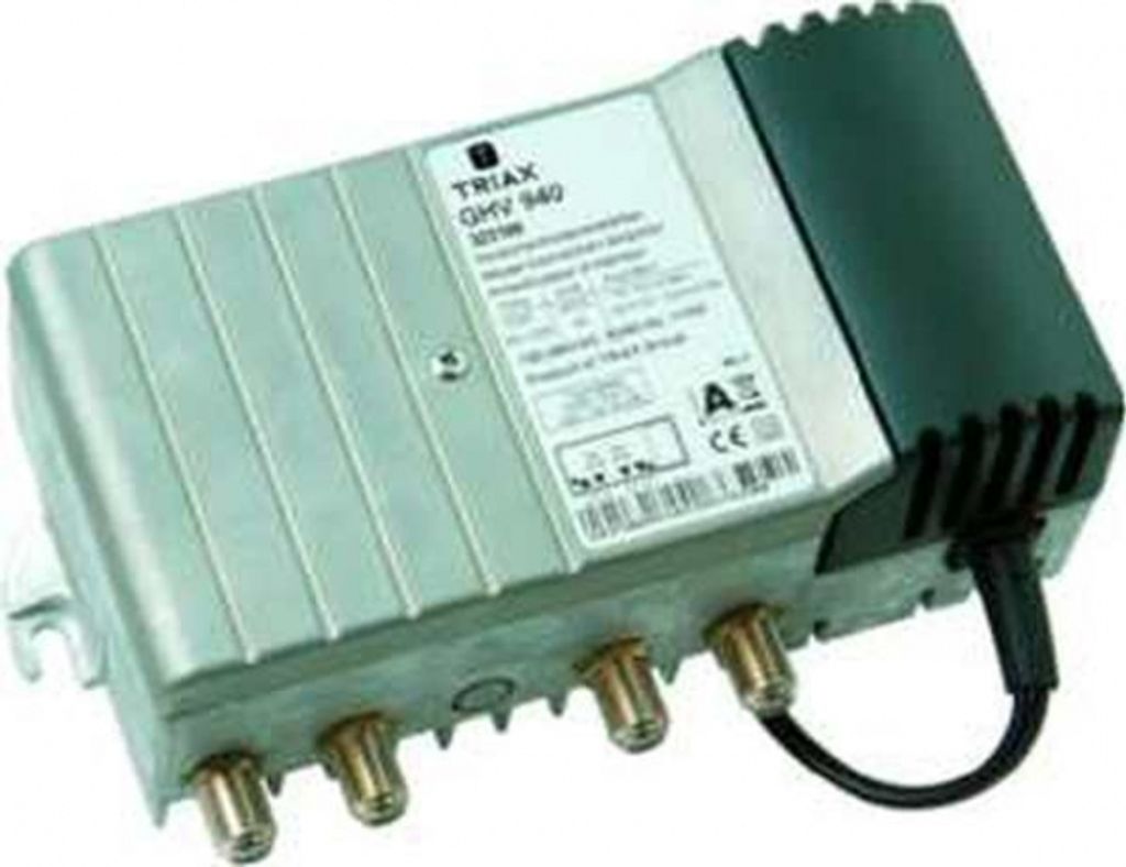 TRIAX Vorwärts 40 dB, Rückwärts 2 6/32 dB, Max. Ausgangspegel 107/109 dBμV, 1 Stk.