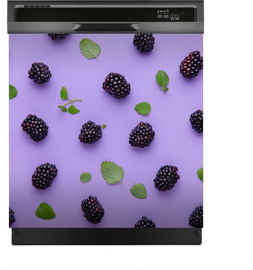 Aufkleber sticker 60x60 cm Dekorative folie Spülmaschine - Farbige Früchte