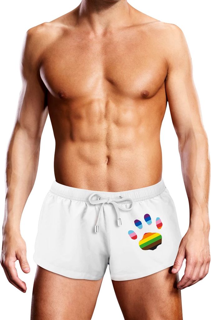Prowler - Swim Trunk White Oversized Paw - S Produktbild 