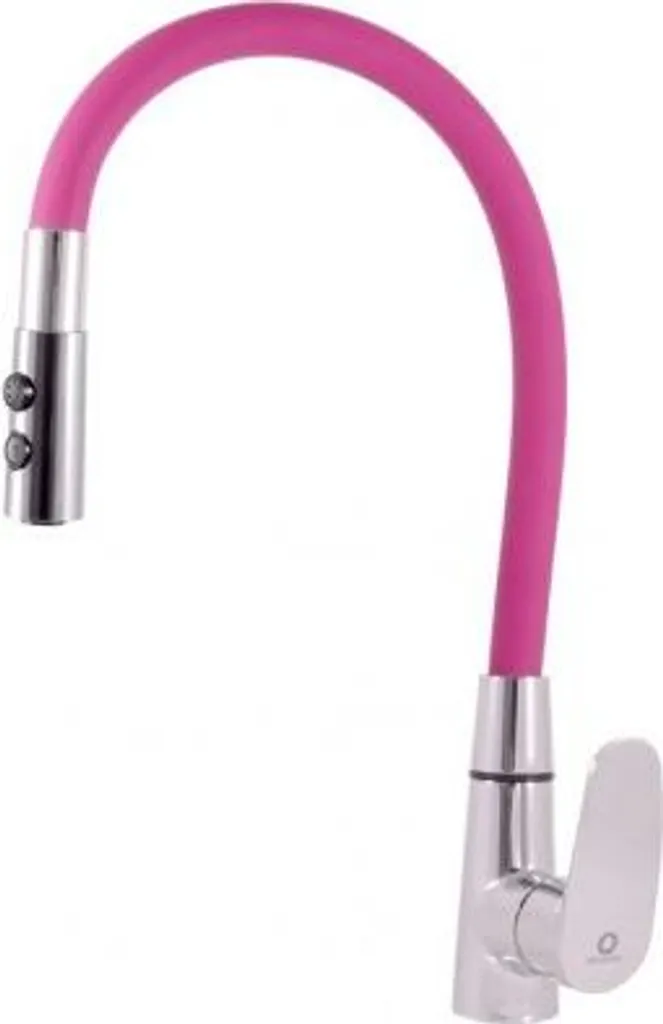 Rubinetto Lavello Design AMUR Rosa e Cromo - Miscelatore AM719.5/12R