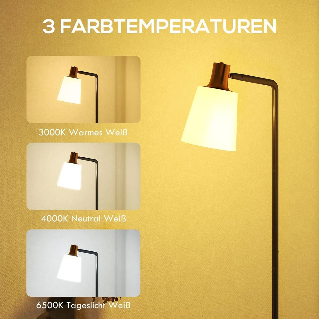 Luminaire de lecture LED avec tête ajustable et éclairage modulable